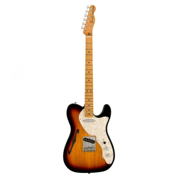 fender vintera ii 60s telecaster thinline mn 3 color sunburst guitare electrique