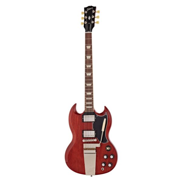 gibson sg standard 61 maestro vibrola vintage cherry guitare electrique