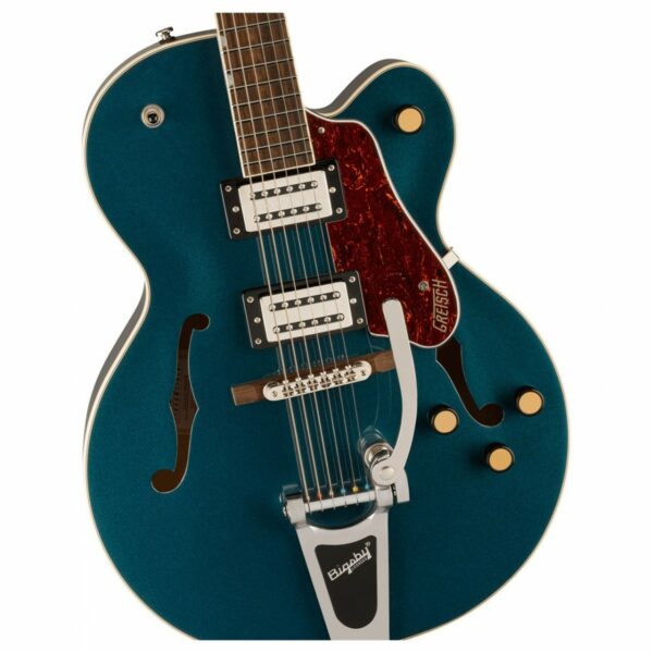 gretsch g2420t streamliner hollow body w bigsby midnight sapphire guitare electrique side4