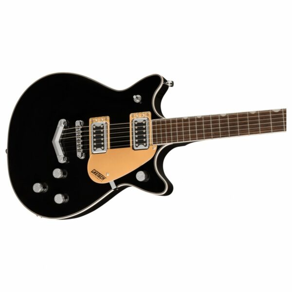 gretsch g5222 electromatic double jet bt v stoptail black guitare electrique side3