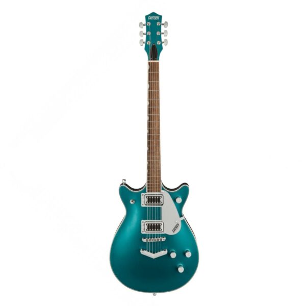 gretsch g5222 electromatic double jet bt v stoptail ocean turquoise guitare electrique