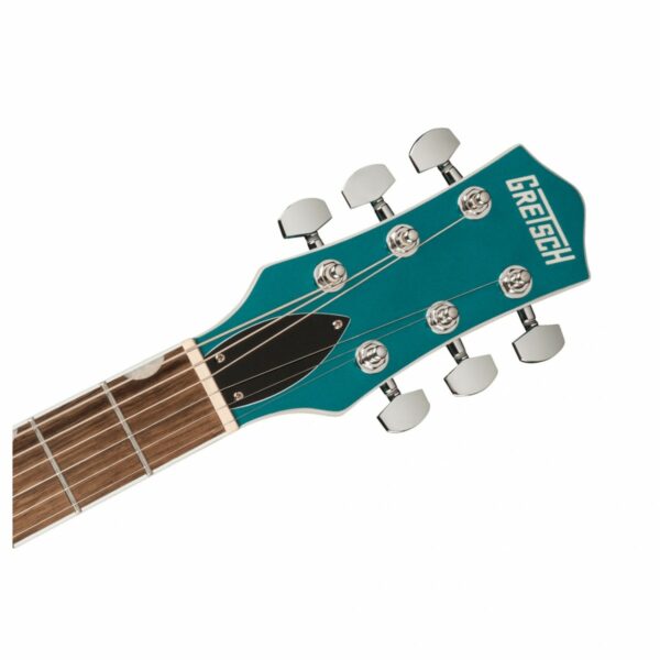 gretsch g5222 electromatic double jet bt v stoptail ocean turquoise guitare electrique side4