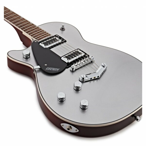 gretsch g5230lh electromatic jet ft single cut left handed a silver guitare electrique gaucher side2