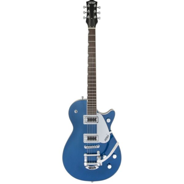 gretsch g5230t electromatic jet ft aleutian blue metallic guitare electrique