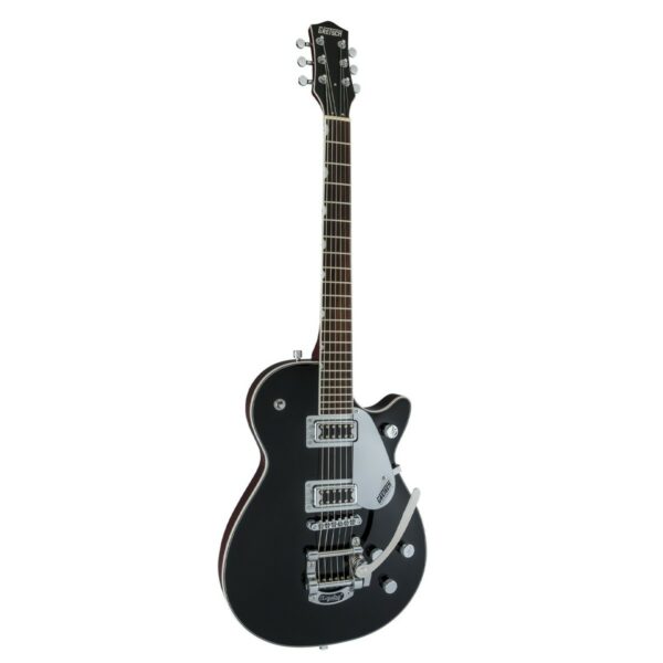 gretsch g5230t electromatic jet ft single cut with bigsby black guitare electrique side3