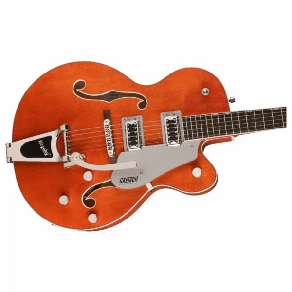 gretsch g5420t electromatic single cut with bigsby orange stain guitare electrique side3