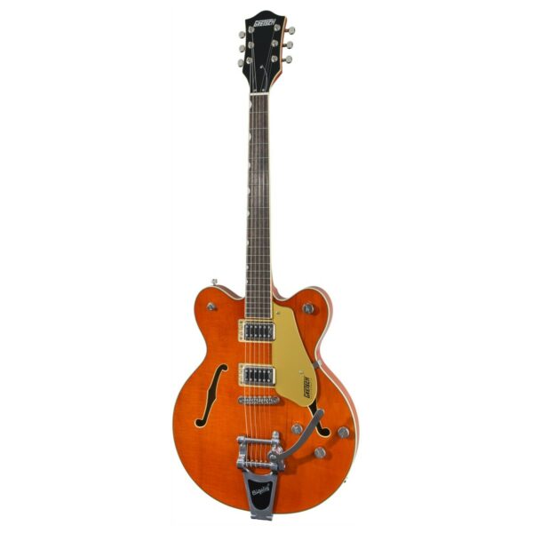 gretsch g5622t electromatic center block double cut orange stain guitare electrique side3