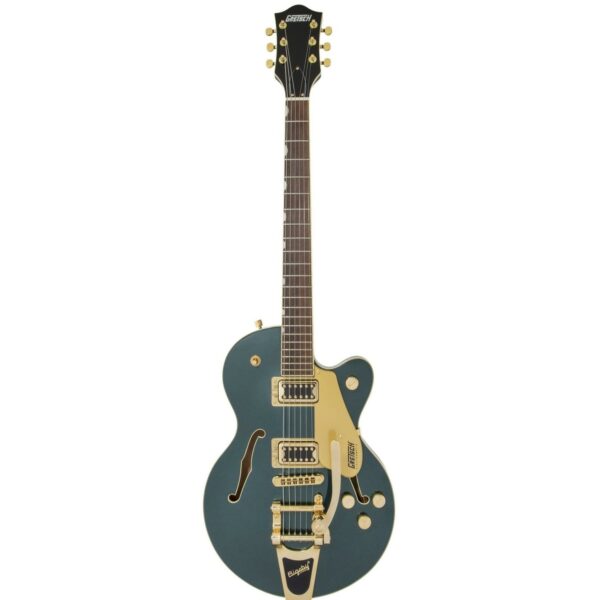 gretsch g5655tg electromatic center block jr singlecut cadillac green guitare electrique
