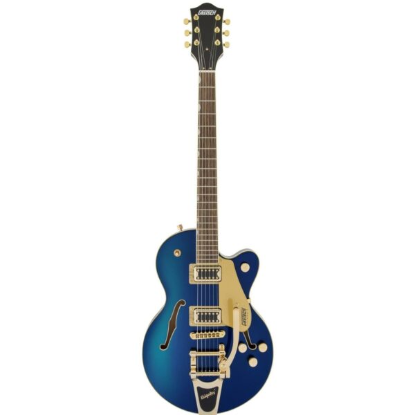 gretsch g5655tg electromatic center block jr. sc azure metallic guitare electrique