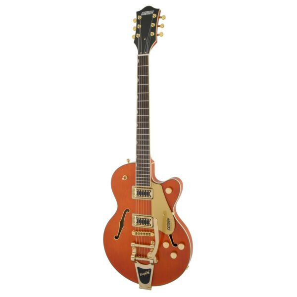 gretsch g5655tg electromatic center block jr. single cut orange stain guitare electrique side3