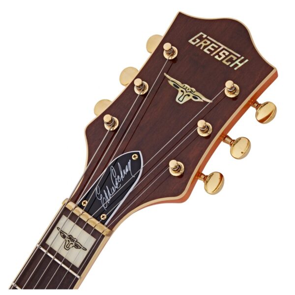 gretsch g6120 eddie cochran w bigsby western maple stain guitare electrique side4