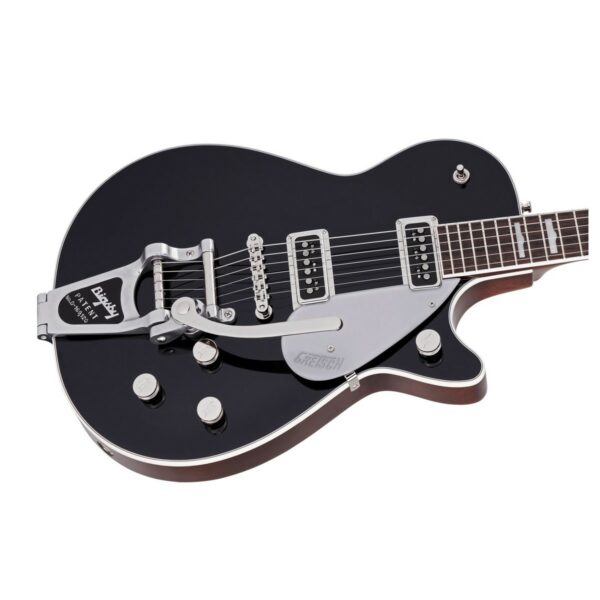 gretsch g6128t players edition jet ds w bigsby black guitare electrique side3