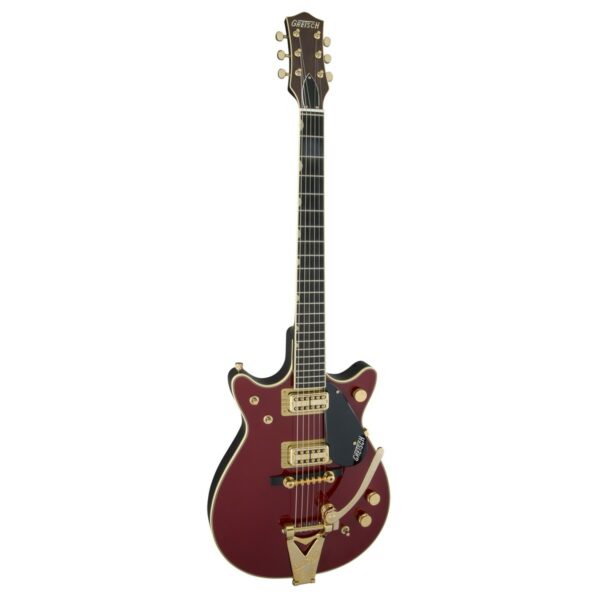 gretsch g6131t 62 vintage select 62 jet bigsby vintage firebird red guitare electrique side4