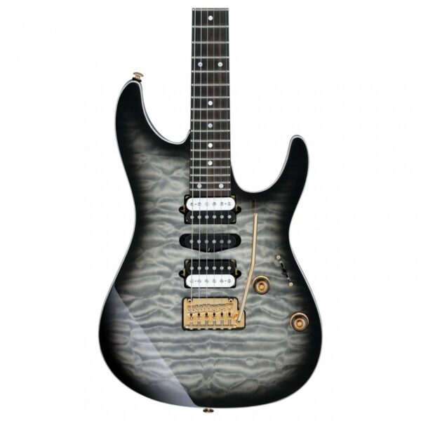 ibanez az47p1qm premium black ice burst guitare electrique side4
