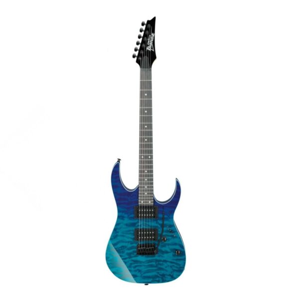 ibanez grg120qasp gio series blue gradation guitare electrique
