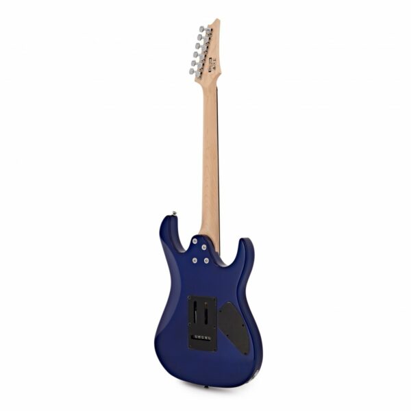 ibanez grx70qal gio left handed transparent blue burst guitare electrique gaucher side3