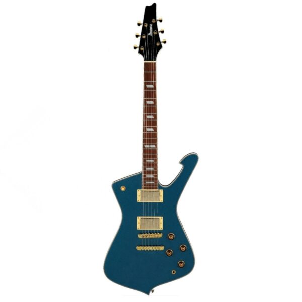ibanez iceman w super 80 pickups antique blue metallic guitare electrique