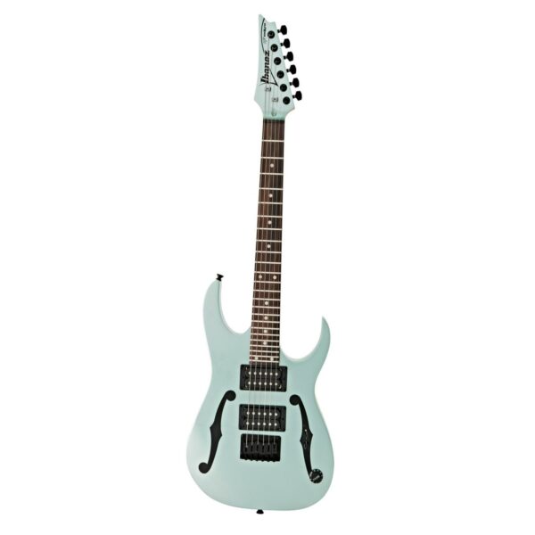 ibanez pgmm21 paul gilbert mikro metallic light green guitare electrique