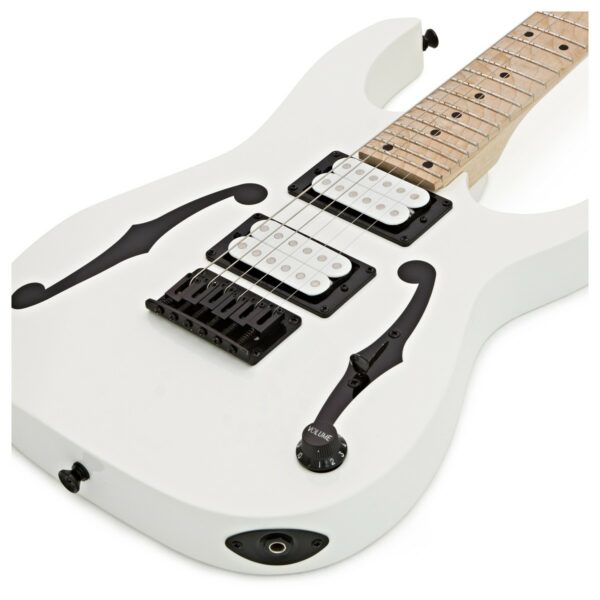 ibanez pgmm31 paul gilbert mikro white guitare electrique side2