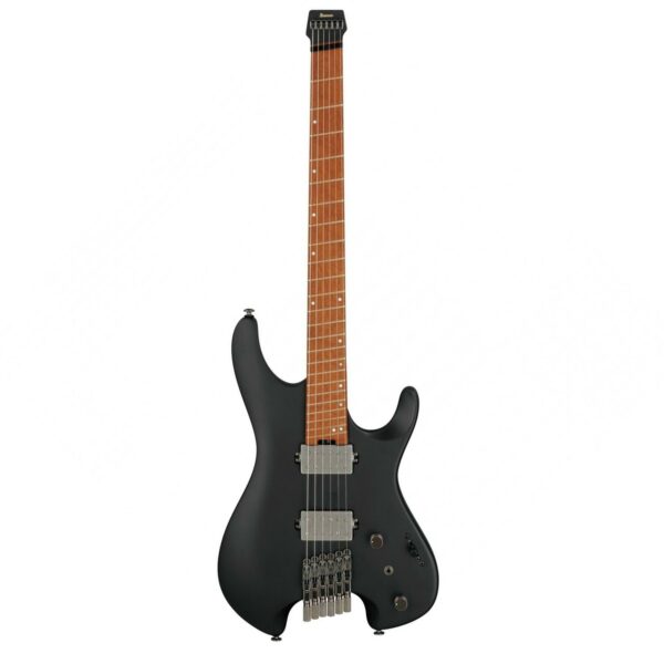 ibanez qx52 q series headless guitar black flat guitare electrique