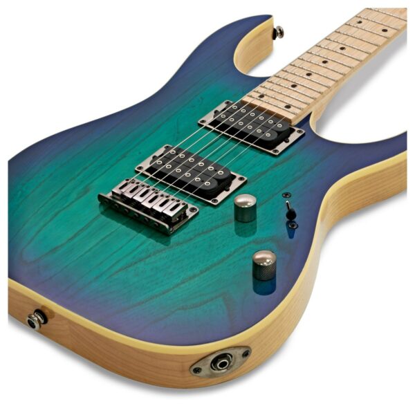 ibanez rg421ahm blue moon burst guitare electrique side2