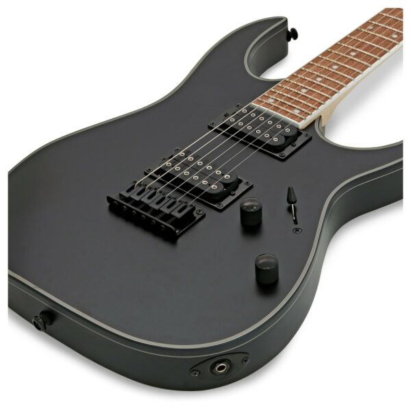 ibanez rg421ex black flat guitare electrique side2