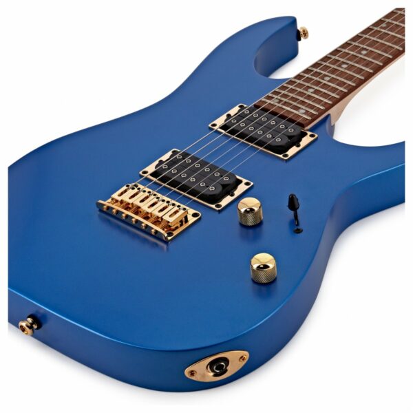ibanez rg421g laser blue matte guitare electrique side2