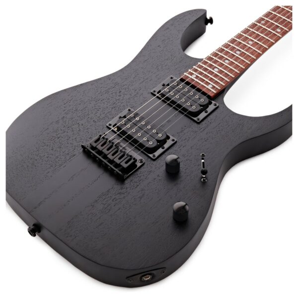 ibanez rgrt421 weathered black guitare electrique side2