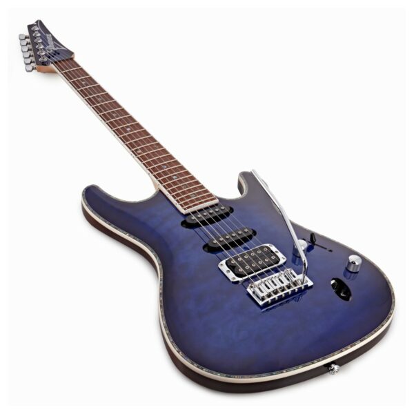 ibanez sa360nqm sapphire blue guitare electrique side2