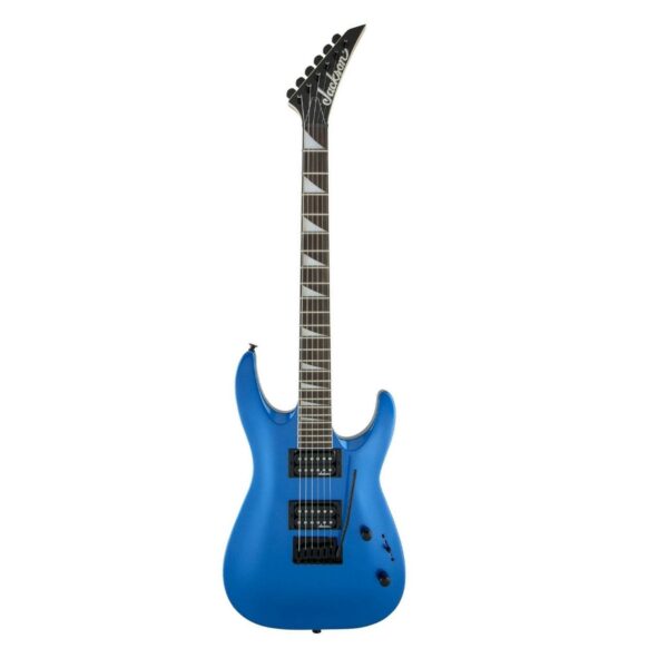 jackson js series dinky arch top js22 dka metallic blue guitare electrique