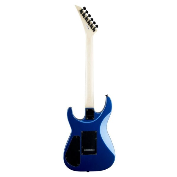 jackson js series dinky js12 amaranth fingerboard metallic blue guitare electrique side2