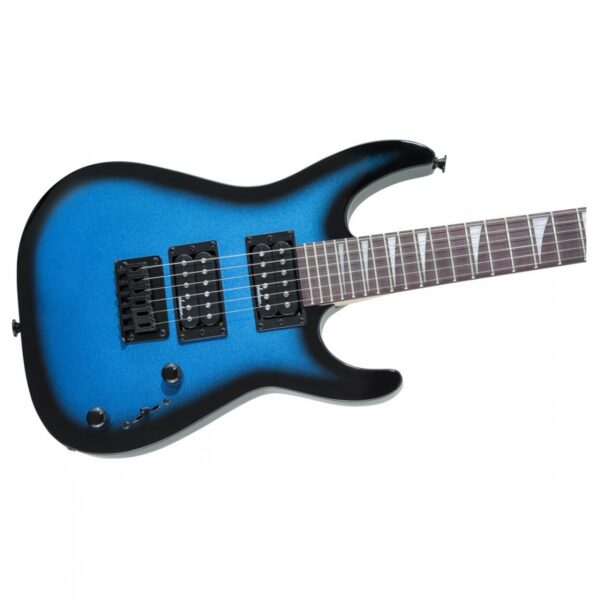 jackson js series dinky minion js1x metallic blue burst guitare electrique side3