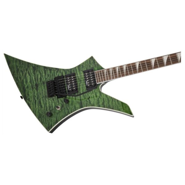 jackson kexq kelly trans green guitare electrique side3