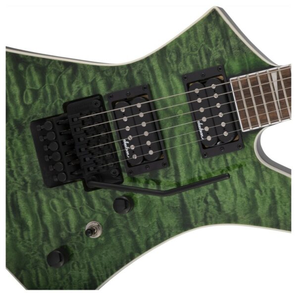 jackson kexq kelly trans green guitare electrique side4