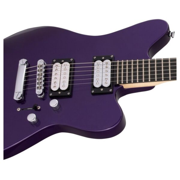 jackson pro rob caggiano shadowcaster purple metallic guitare electrique side3