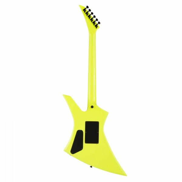 jackson x series kelly kexm maple fingerboard neon yellow guitare electrique side4