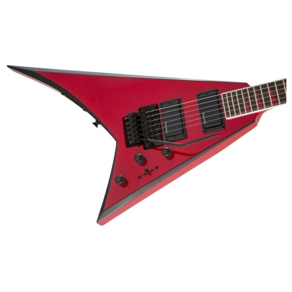 jackson x series rhoads rrx24 red with black bevels guitare electrique side3