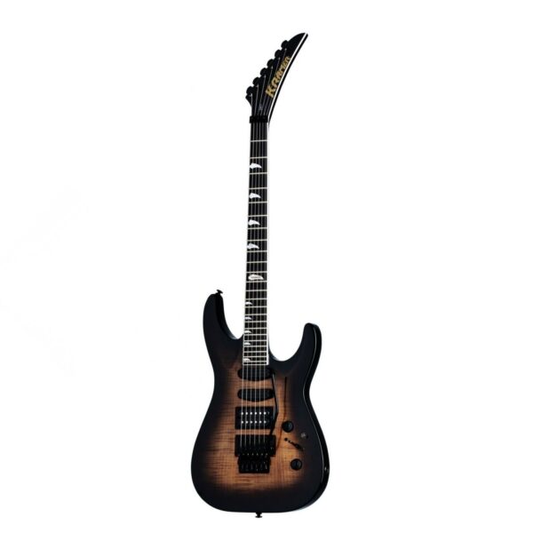kramer sm 1 figured black denim perimeter guitare electrique
