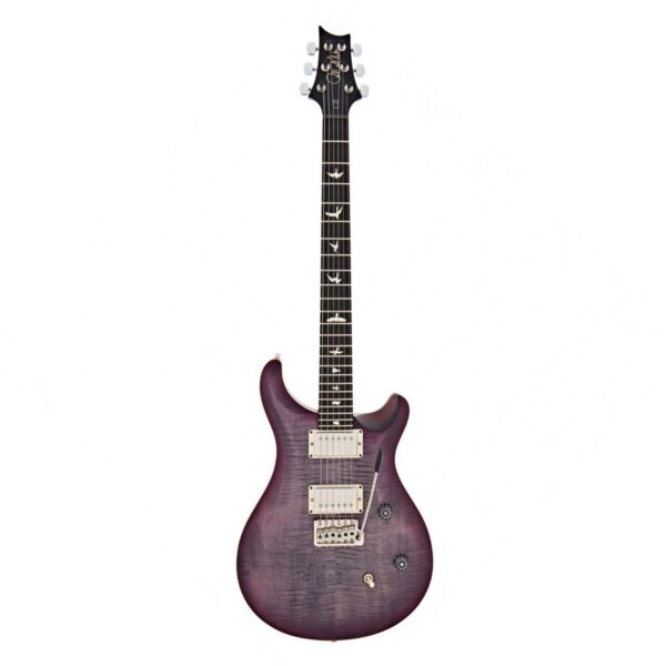 prs ce24 ebony fb 57 08s satin grey black purpleburst 0357661 guitare electrique