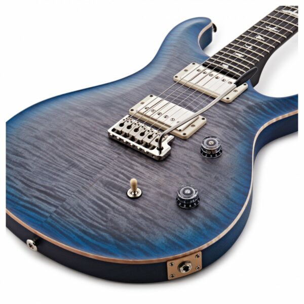 prs ce24 ebony fb 5708 satin faded grey black blue burst 0357672 guitare electrique side2