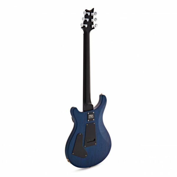 prs ce24 ebony fb 5708 satin faded grey black blue burst 0357672 guitare electrique side3
