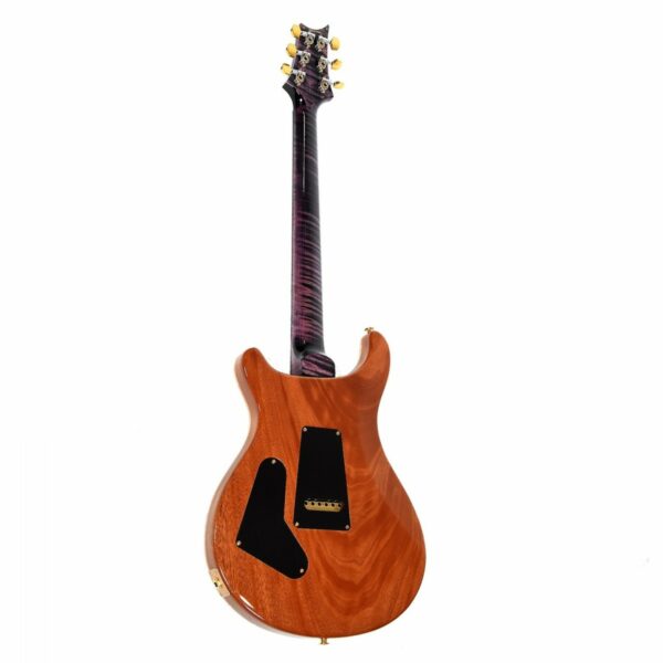 prs custom 24 10 top ebony fingerboard quilt purple iris guitare electrique side3
