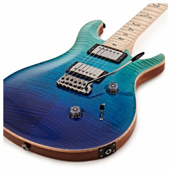prs custom 24 wood library 10 top blue fade 0326762 guitare electrique side2