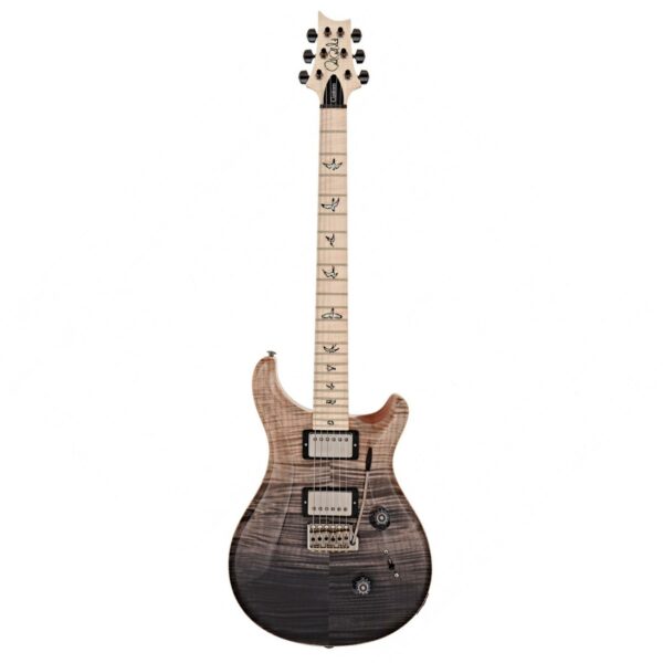 prs custom 24 wood library 10 top charcoal fade 0315221 guitare electrique