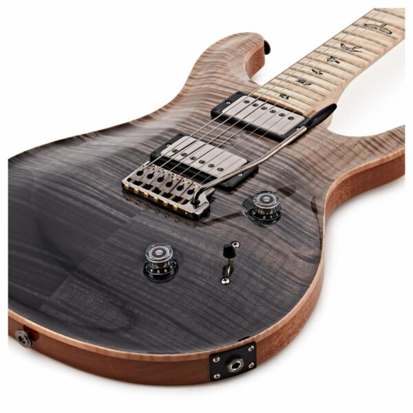 prs custom 24 wood library 10 top charcoal fade 0315221 guitare electrique side2