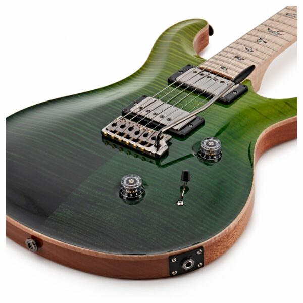 prs custom 24 wood library 10 top green fade 0320858 guitare electrique side2