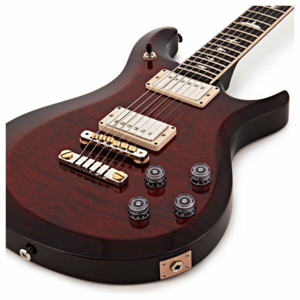 prs s2 mccarty 594 fire red burst 2060619 guitare electrique side2