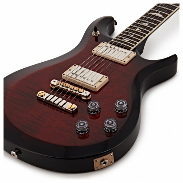 prs s2 mccarty 594 fire red burst 2062629 guitare electrique side2
