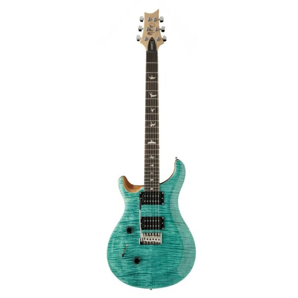 prs se custom 24 left handed turquoise guitare electrique gaucher