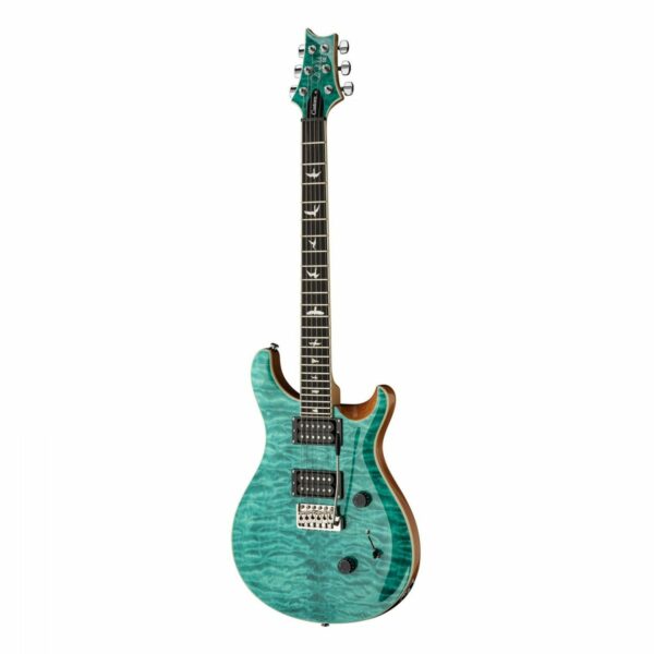 prs se custom 24 quilt turquoise guitare electrique side2